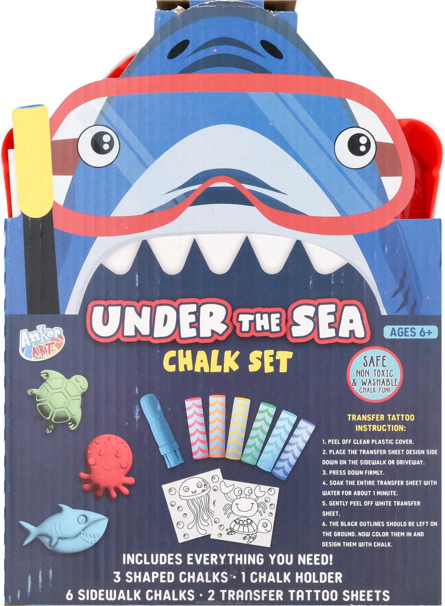 slide 6 of 12, Anker Art Under The Sea Chalk Set 1 ea, 1 ct