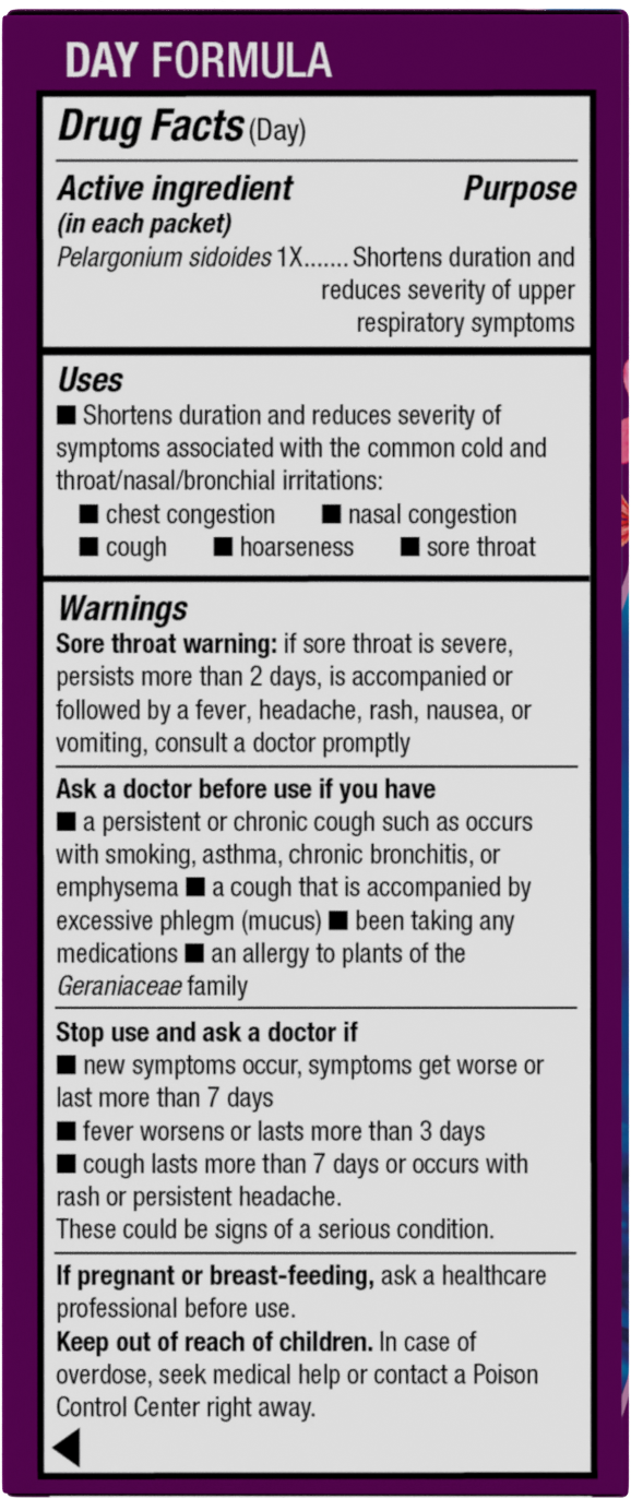slide 5 of 5, Nature's Way Umcka Cold Care Day+Night Soothing Hot Drink, 12 ct