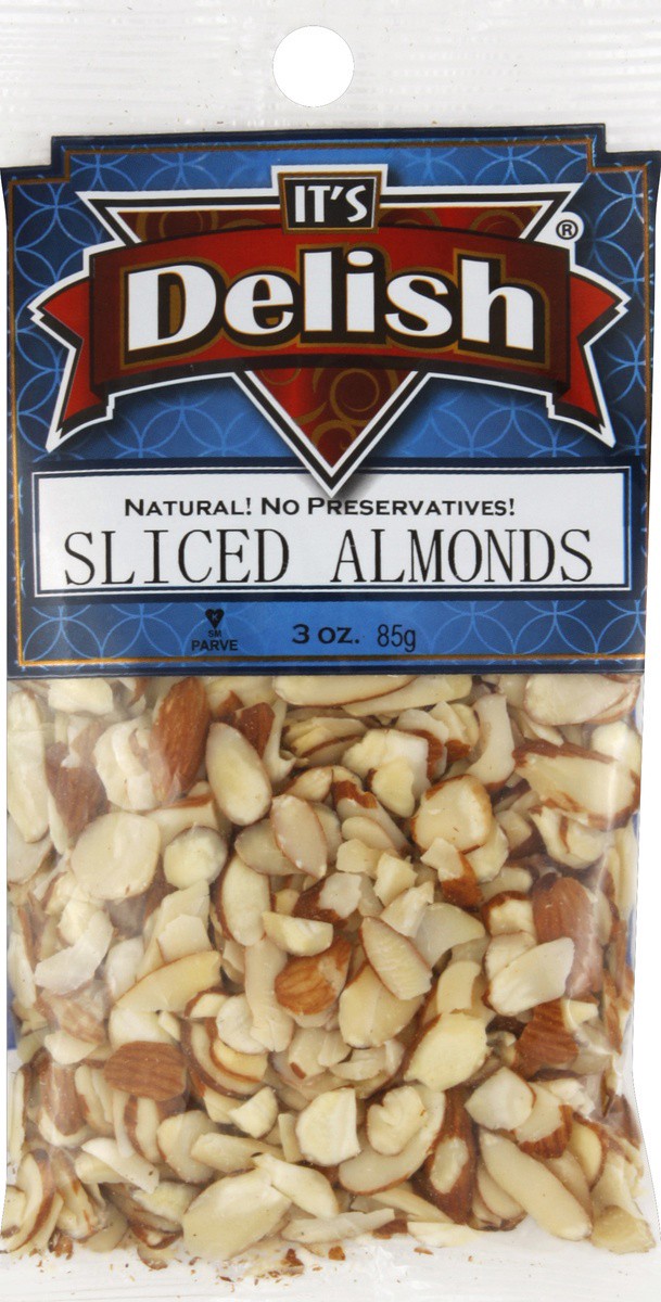 slide 3 of 3, It's Delish Almonds 3 oz, 3 oz