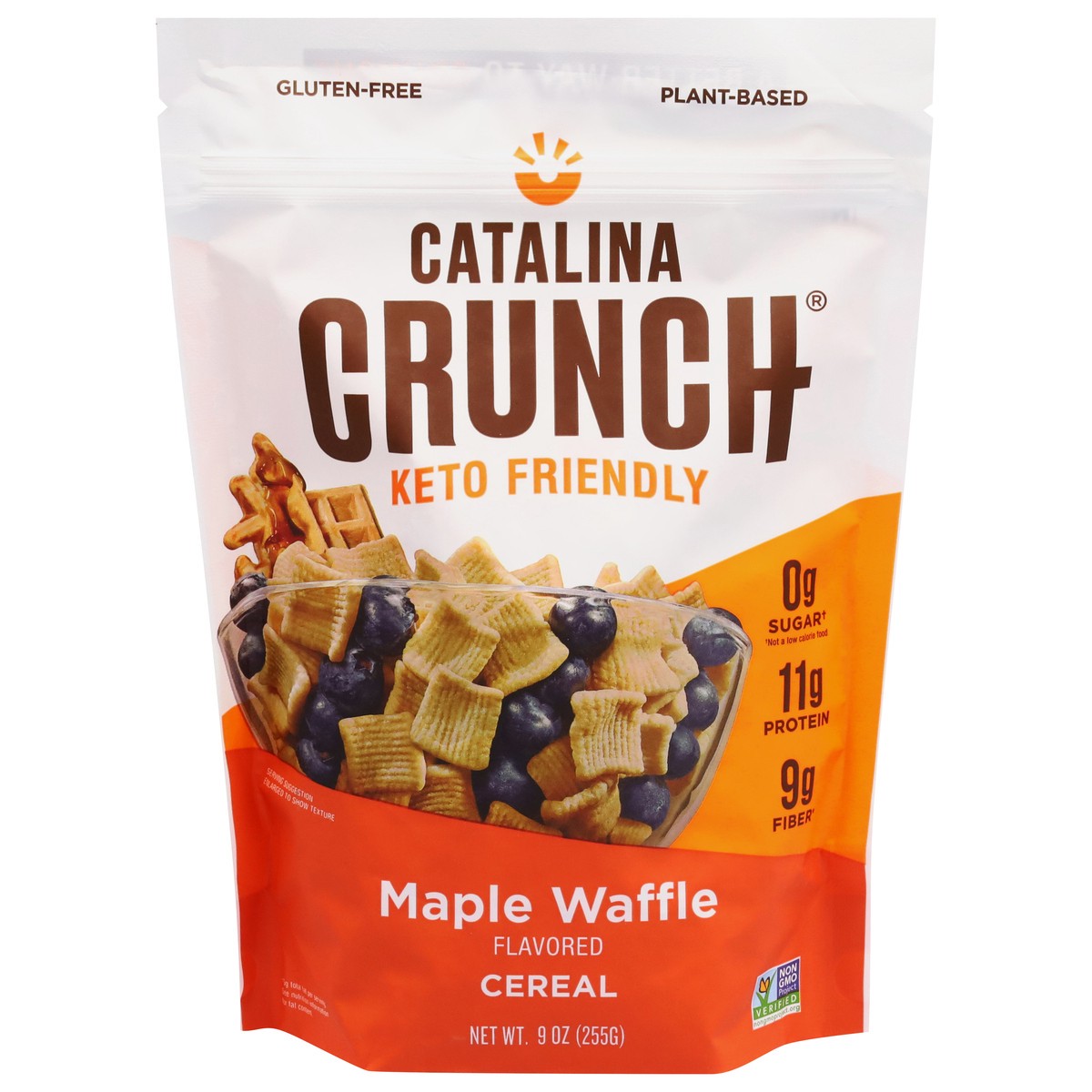 slide 1 of 9, Catalina Crunch Maple Waffle Keto Cereal (9Oz Bags), 9 oz