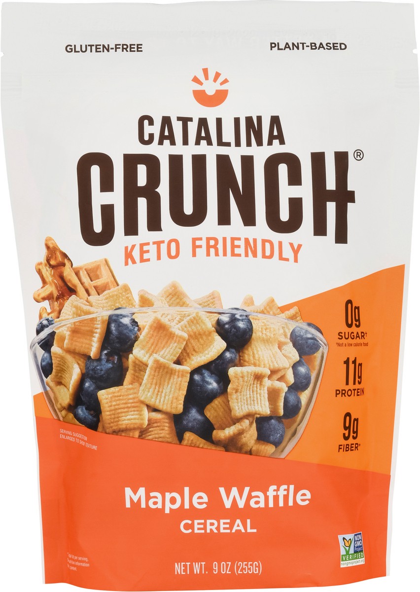 slide 9 of 9, Catalina Crunch Maple Waffle Keto Cereal (9Oz Bags), 9 oz