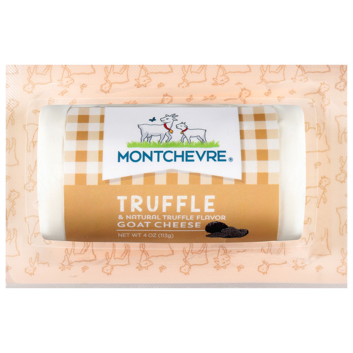 slide 1 of 4, Montchevre Truffle Goat Cheese Log 4 oz, 4 oz