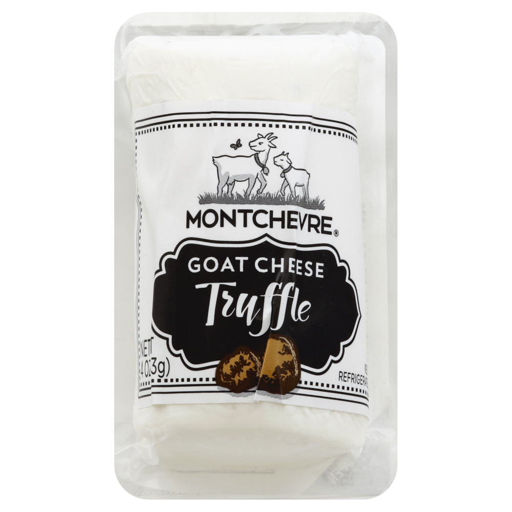 slide 1 of 1, Montchevre Truffle Goat Cheese Log, 4 oz