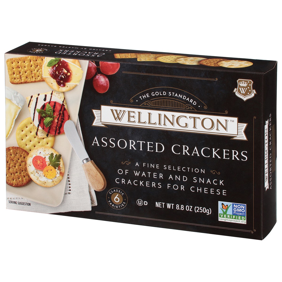 slide 2 of 11, Wellington Assorted Crackers 8.8 oz, 8.8 oz