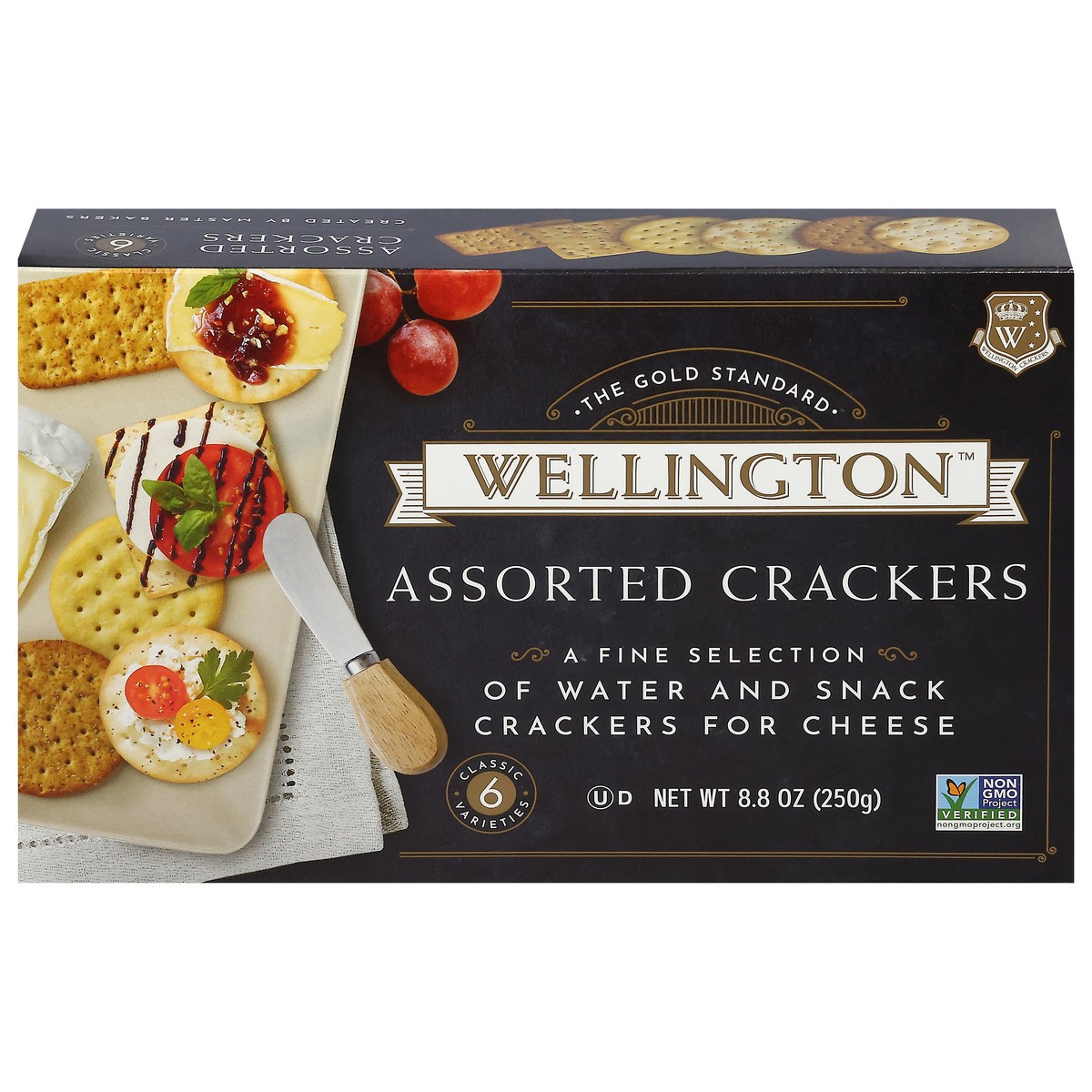 slide 1 of 11, Wellington Assorted Crackers 8.8 oz, 8.8 oz