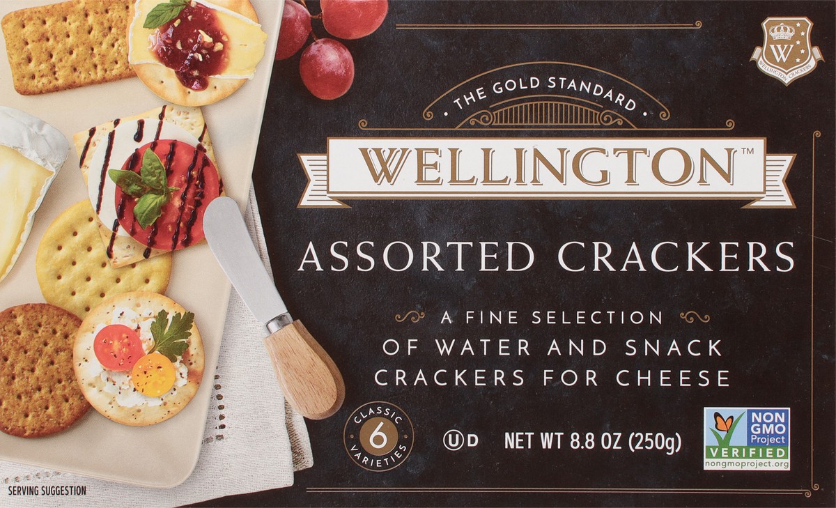 slide 9 of 11, Wellington Assorted Crackers 8.8 oz, 8.8 oz