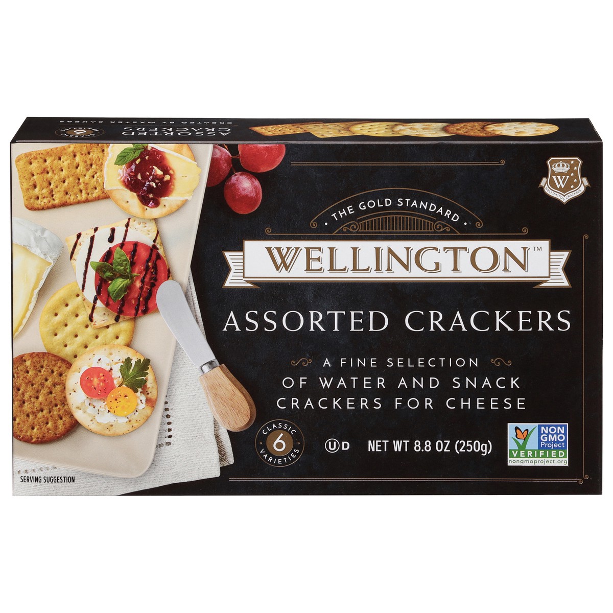 slide 8 of 11, Wellington Assorted Crackers 8.8 oz, 8.8 oz