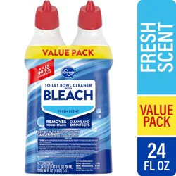 Kroger® Fresh Scent Toilet Bowl Cleaner with Bleach Value Pack