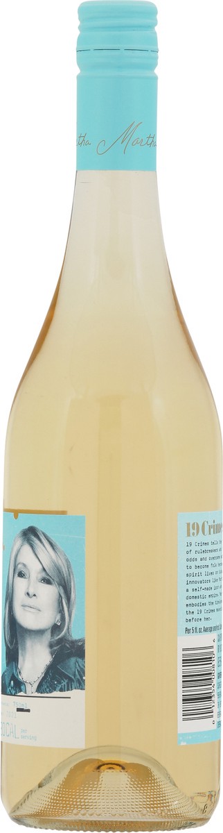 slide 9 of 9, 19 Crimes Martha's Chard Lighter Chardonnay White Wine 750ml, 750 ml