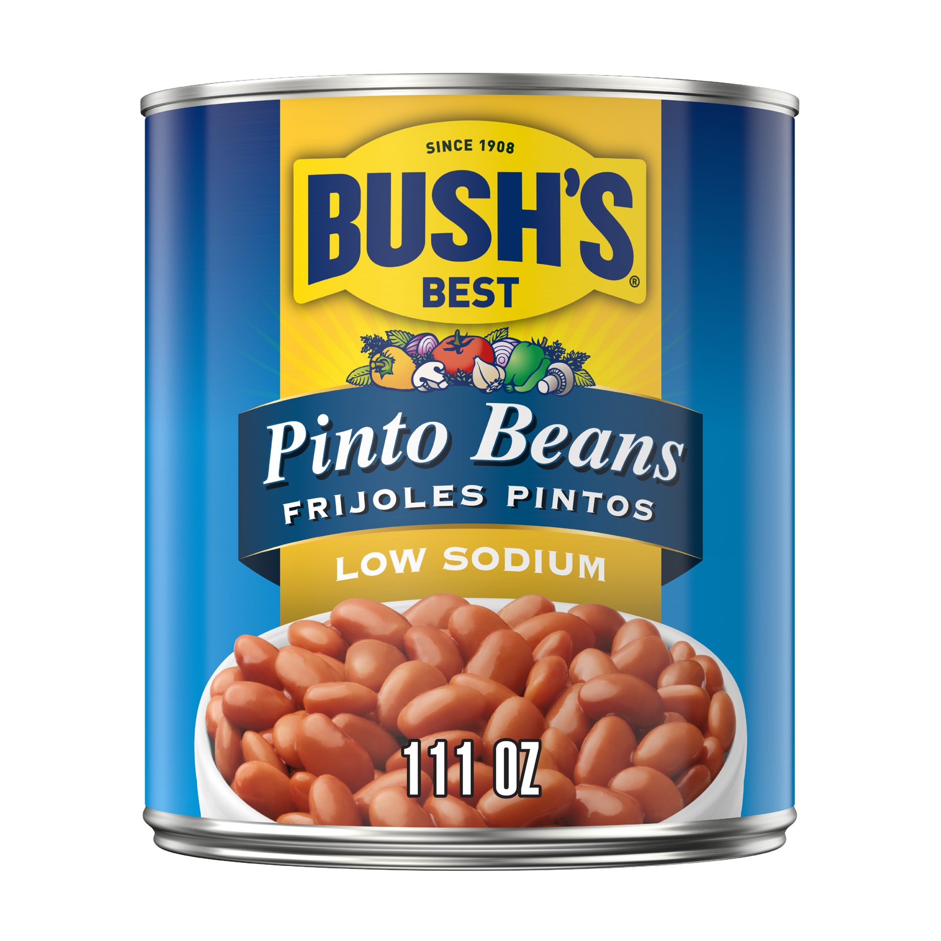 slide 1 of 4, Bush Lsodium Pinto Bean, 1 ct