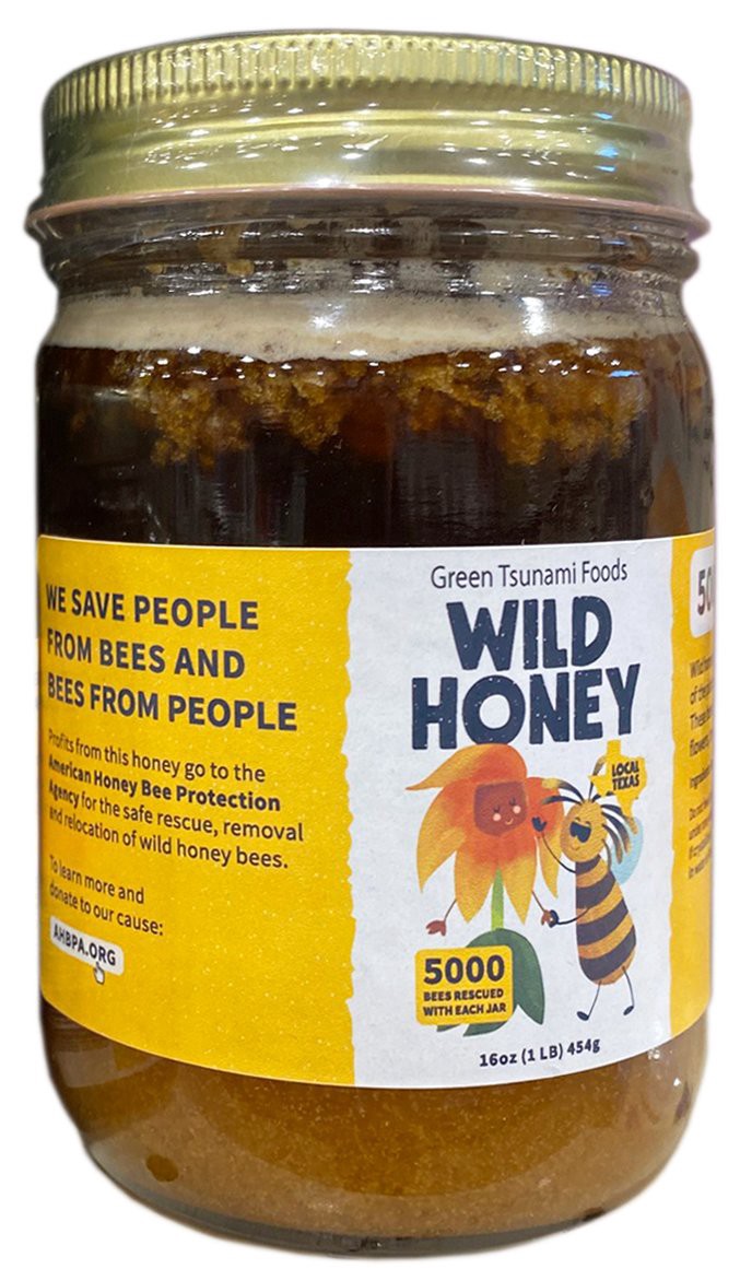 slide 1 of 1, Green Tsunami Foods Wild Honey, 16 oz