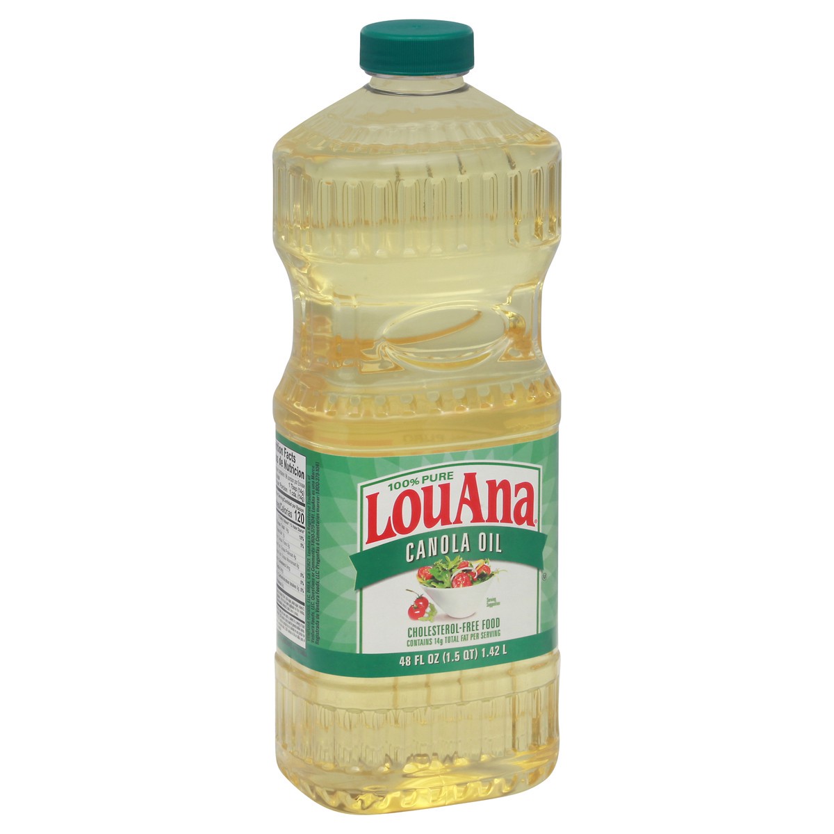 slide 2 of 9, LouAna 100% Pure Canola Oil 48 fl oz, 48 fl oz