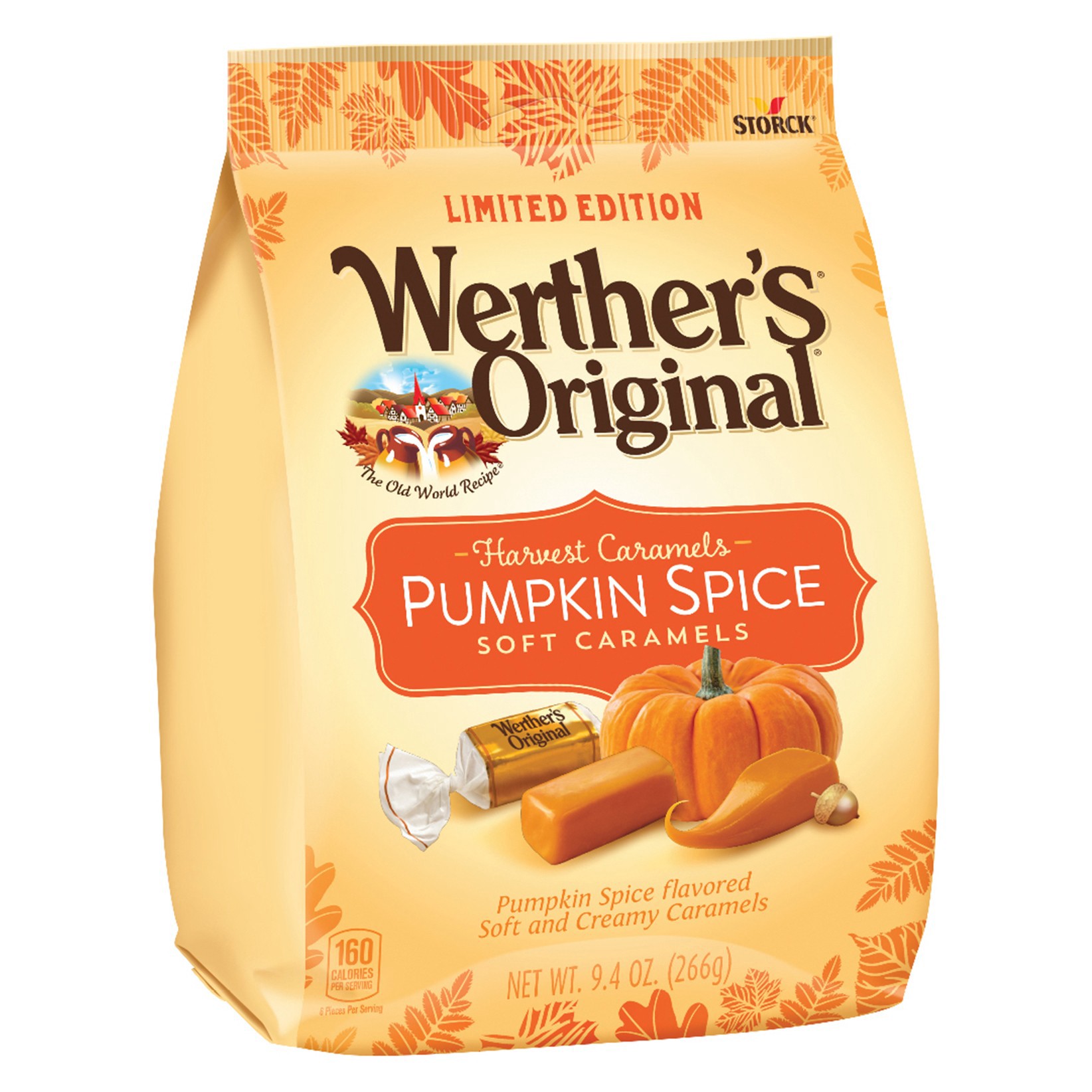 slide 1 of 5, Werther's Original Pumpkin Spice Soft Caramels, 9.4 oz