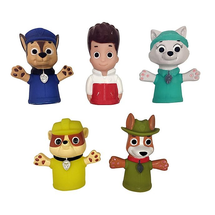 Nickelodeon Paw Patrol Finger Puppets Bath Toy Set 5 ct | Shipt