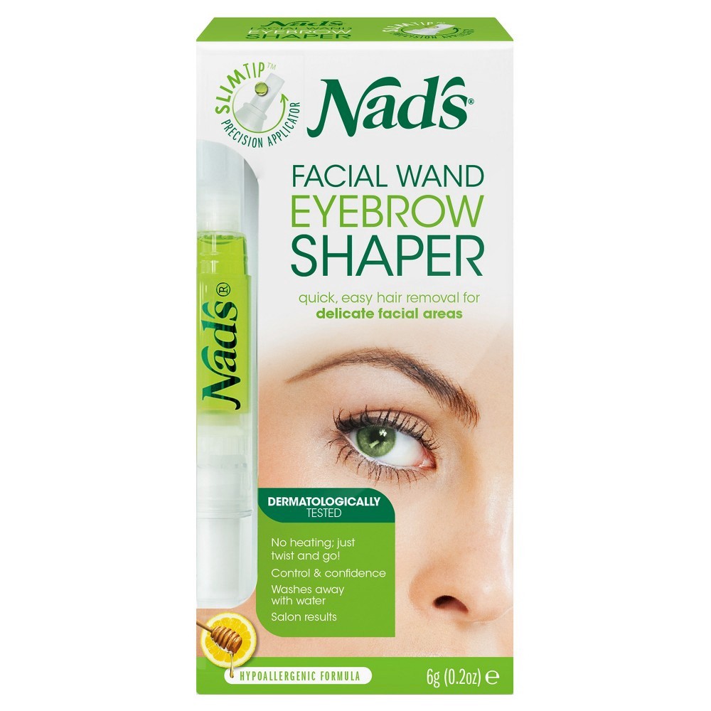 slide 2 of 2, Nad's Facial Wand Eyebrow Shaper, 0.2 oz