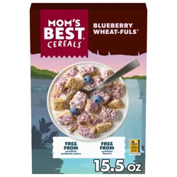 MOM''s Best Cereals Mom’s Best Blueberry Wheatfuls – 100% Whole Grain Cereal, Blueberry Cereal with No Artificial Flavors, 15.5 oz Box