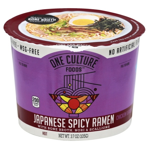 slide 1 of 1, One Culture Foods Japanese Spicy Ramen Noodles, 3.7 oz