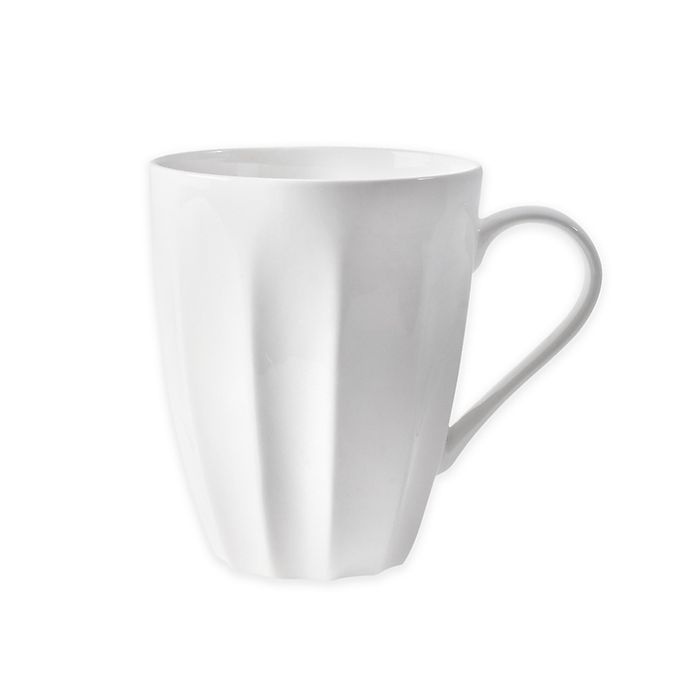 slide 1 of 1, Nevaeh White by Fitz and Floyd Fluted Mug, 1 ct