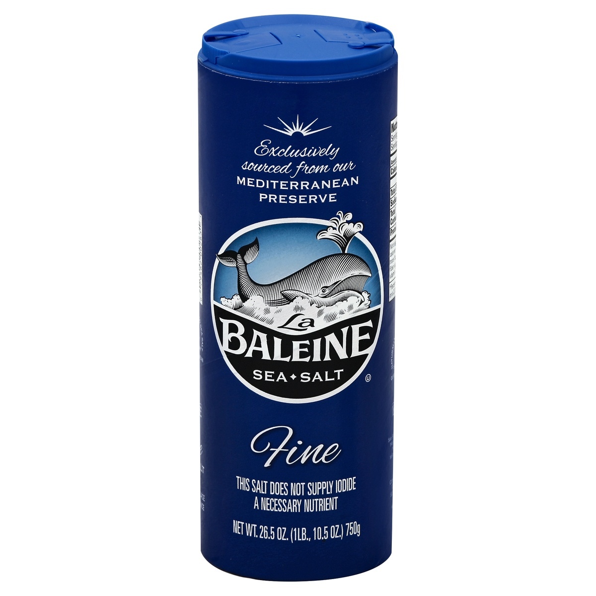 slide 1 of 2, La Baleine Sea Salt 26.5 oz, 