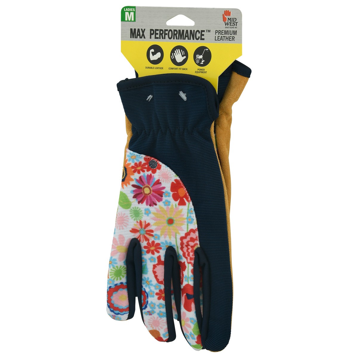 slide 3 of 9, Midwest Max Performance Ladies Garden Gloves Medium 1 ea, 1 ct