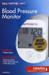 SmartHeart Blood Pressure Monitor - 1 ea