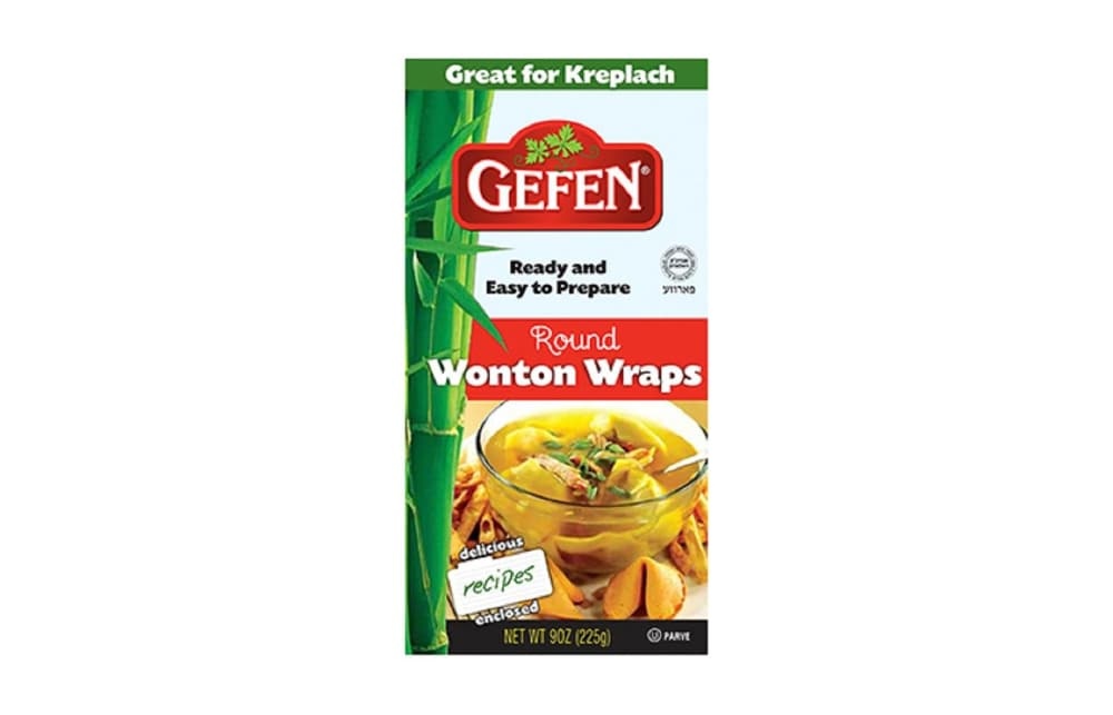 slide 1 of 1, Gefen Round Wonton Wraps, 9 oz