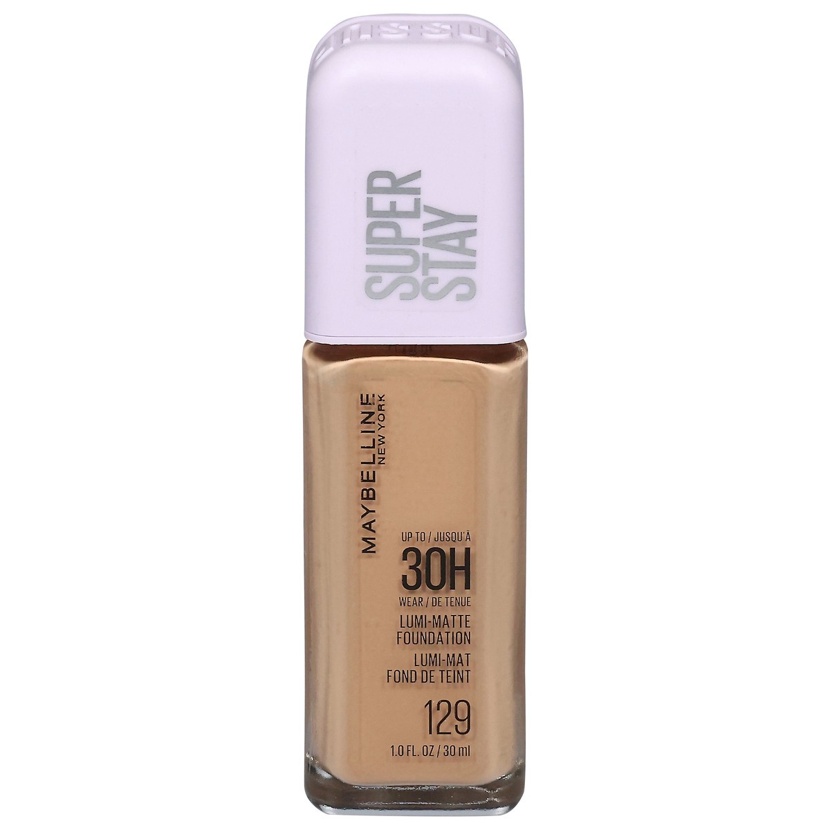 slide 1 of 12, MAYBELLINE Mny Sstay Lumi Matte Fd Shade 129, 11 oz