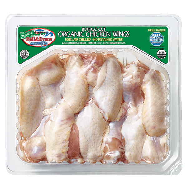 Organic Chicken Wings per lb