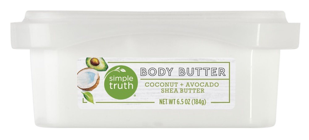 slide 2 of 3, Simple Truth Coconut & Avocado Shea Butter Body Butter, 6.5 oz