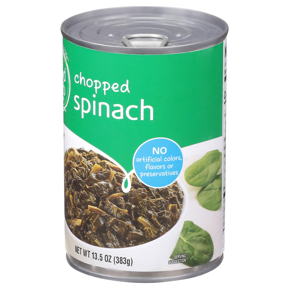 slide 5 of 9, Food Club Chopped Spinach 13.5 oz, 13.50 oz