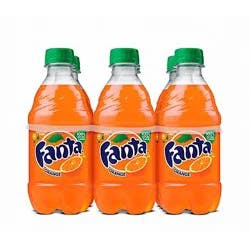 Fanta Orange Soda Bottles, 12 fl oz, 6 Pack