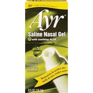 slide 1 of 1, Ayr Saline Nasal Gel, 0.5 oz