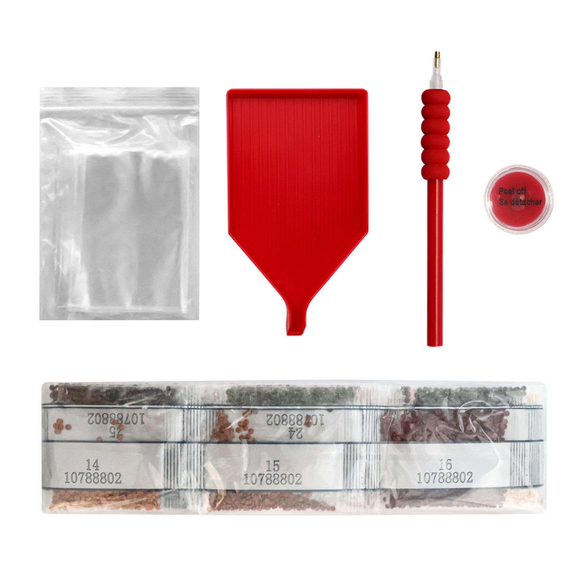 slide 3 of 4, 16" X 20" Present & Cocoa Diamond Art Kit By Make Market, 16 in x 20 in