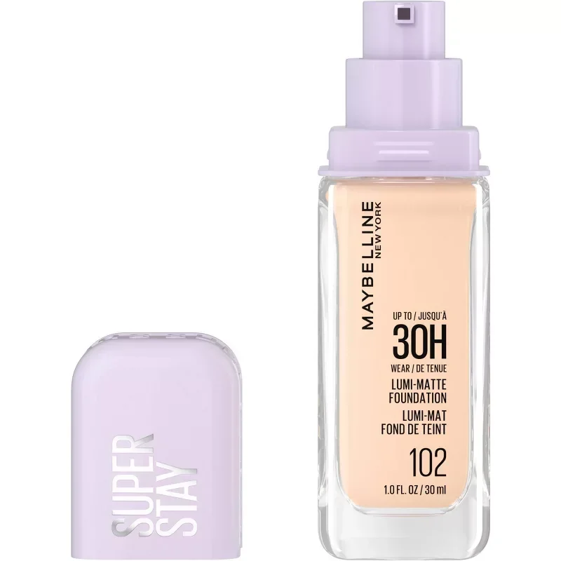slide 1 of 10, MAYBELLINE Mny Sstay Lumi Matte Fd Shade 102, 11 oz