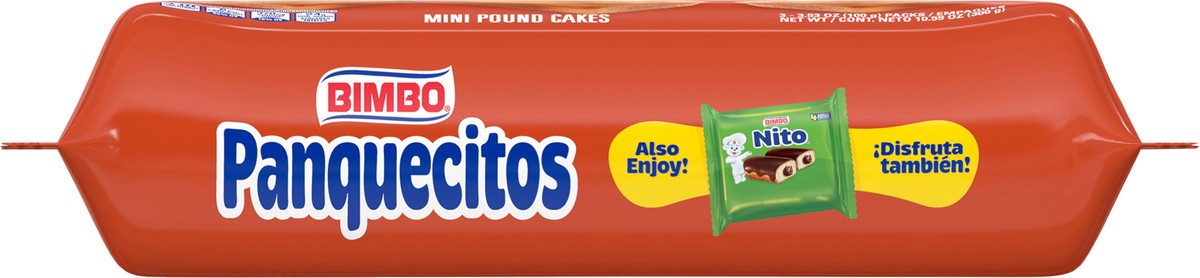 slide 8 of 9, Bimbo Panquecitos Plain Pound Cakes, 3 twin packs, Soft Mini Pound Cakes, 10.59 oz Tray, 3 ct