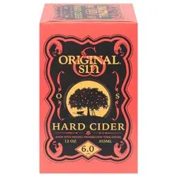 Original Sin Hard Cider 6 - 12 oz Cans