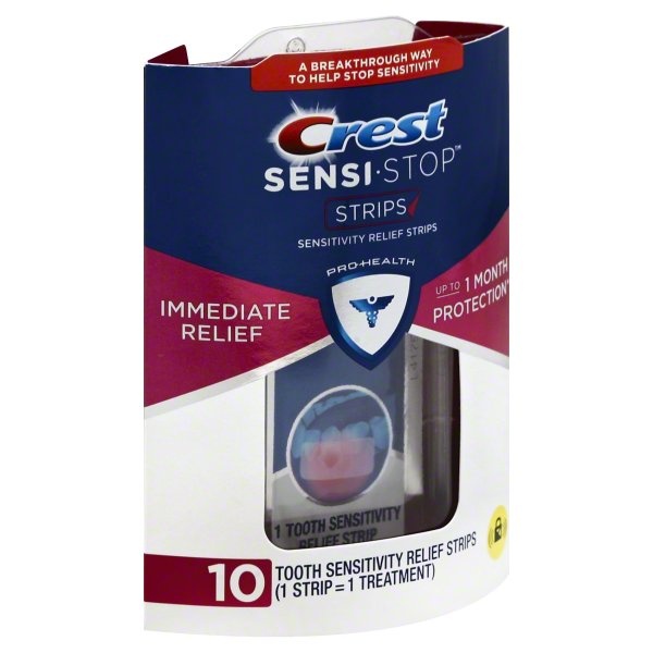 Crest Sensistop Tooth Sensitivity Relief Strips 10 Each 10 ct | Shipt