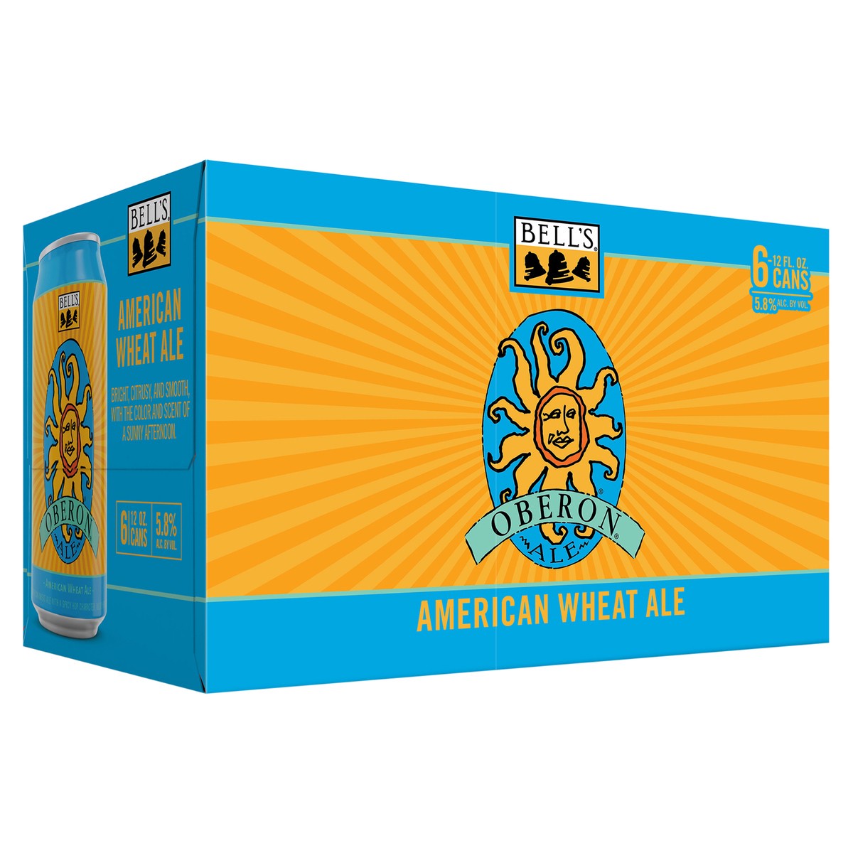 slide 4 of 8, Bell's Oberon Wheat Ale Beer, 6 Pack, 12 fl oz Cans, 6 ct; 12 oz