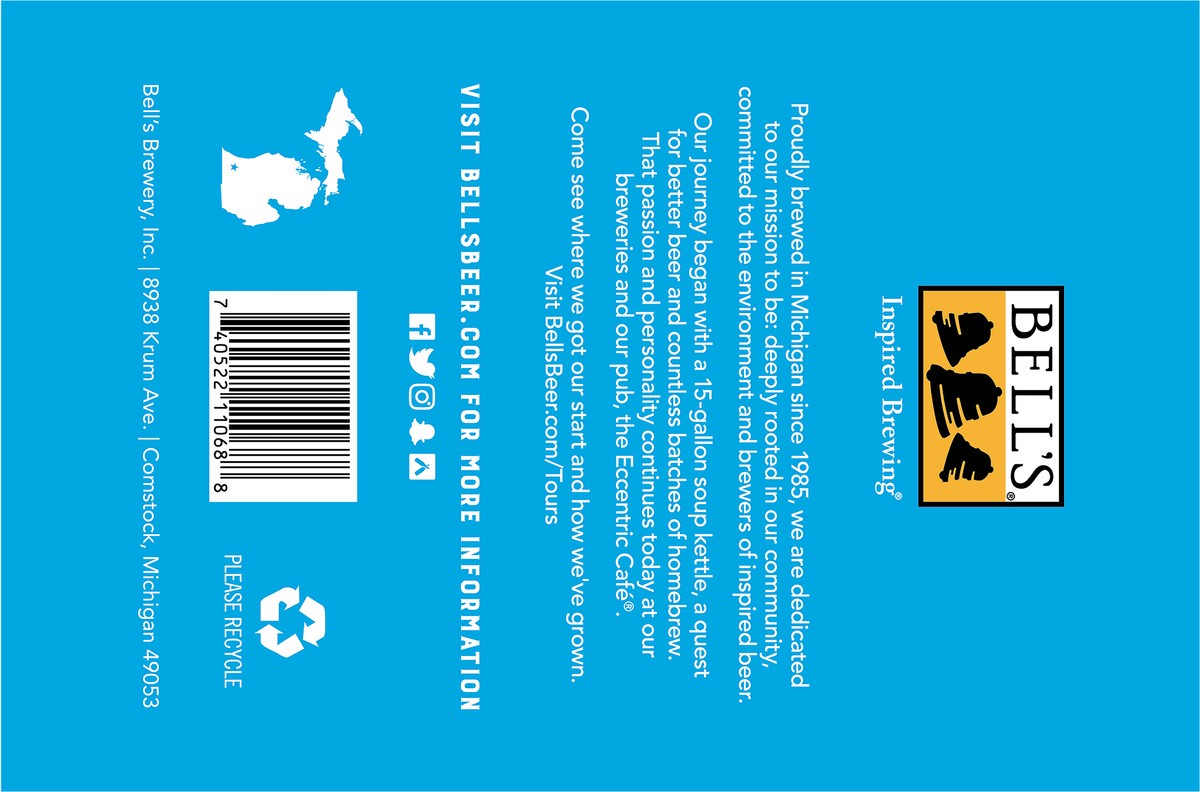 slide 6 of 8, Bell's Oberon Wheat Ale Beer, 6 Pack, 12 fl oz Cans, 6 ct; 12 oz