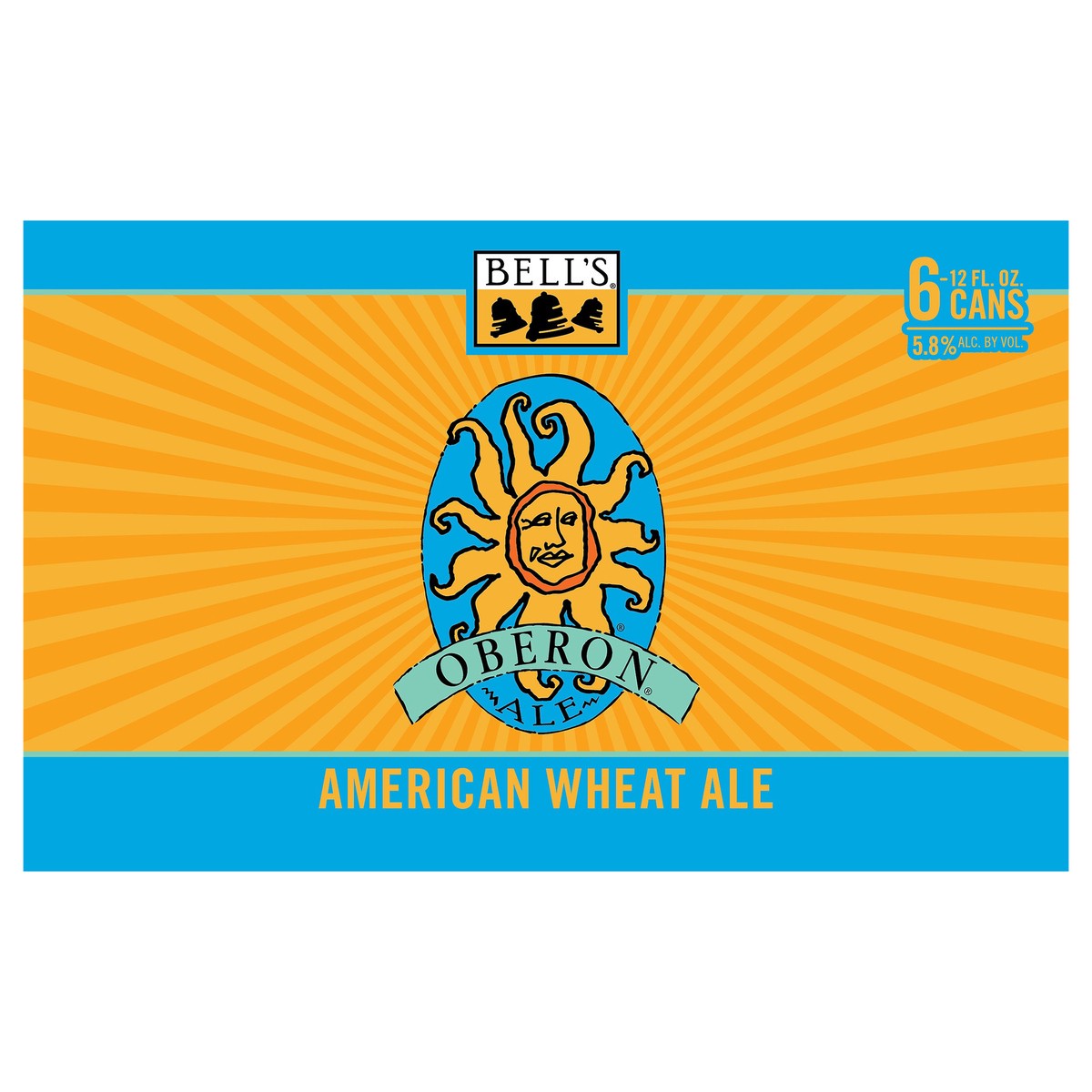 slide 8 of 8, Bell's Oberon Wheat Ale Beer, 6 Pack, 12 fl oz Cans, 6 ct; 12 oz