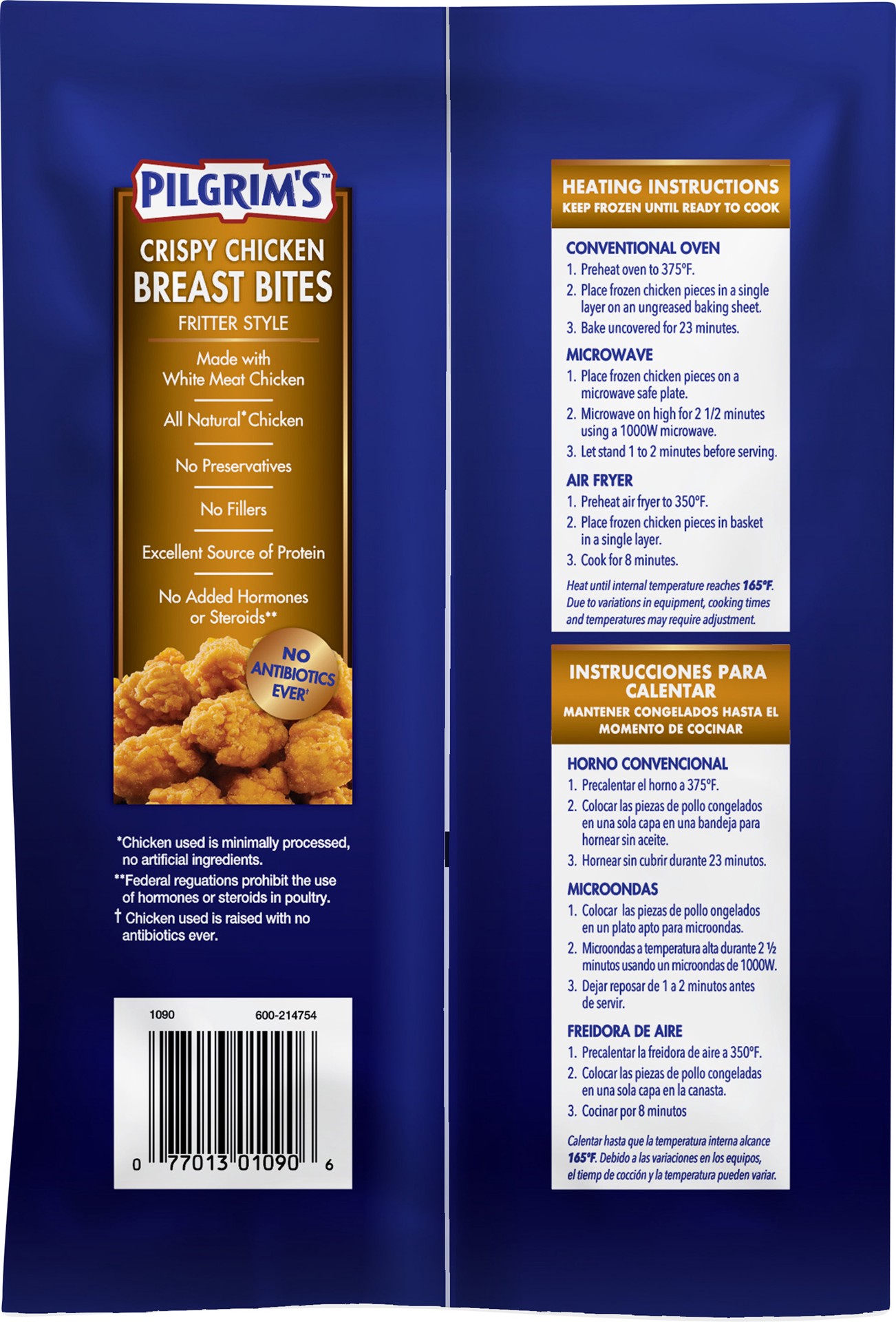 Pilgrim's Fritter Style Crispy Chicken Breast Bites 1.5 lb Shipt