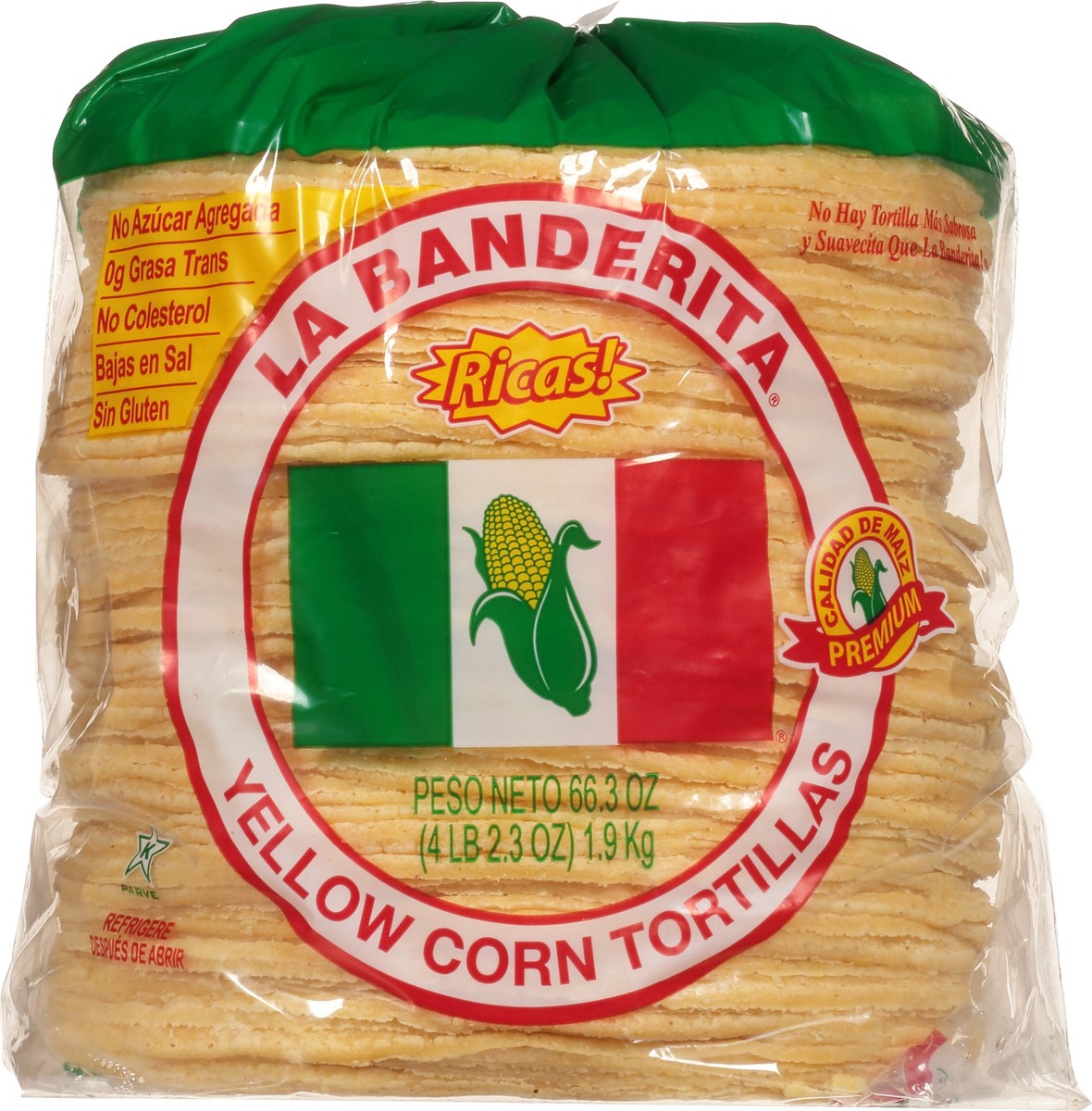 slide 2 of 13, La Banderita Yellow Corn Tortilla 80 Ct, 73.4 oz