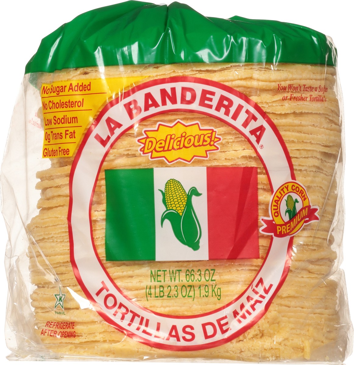 slide 9 of 13, La Banderita Yellow Corn Tortilla 80 Ct, 73.4 oz