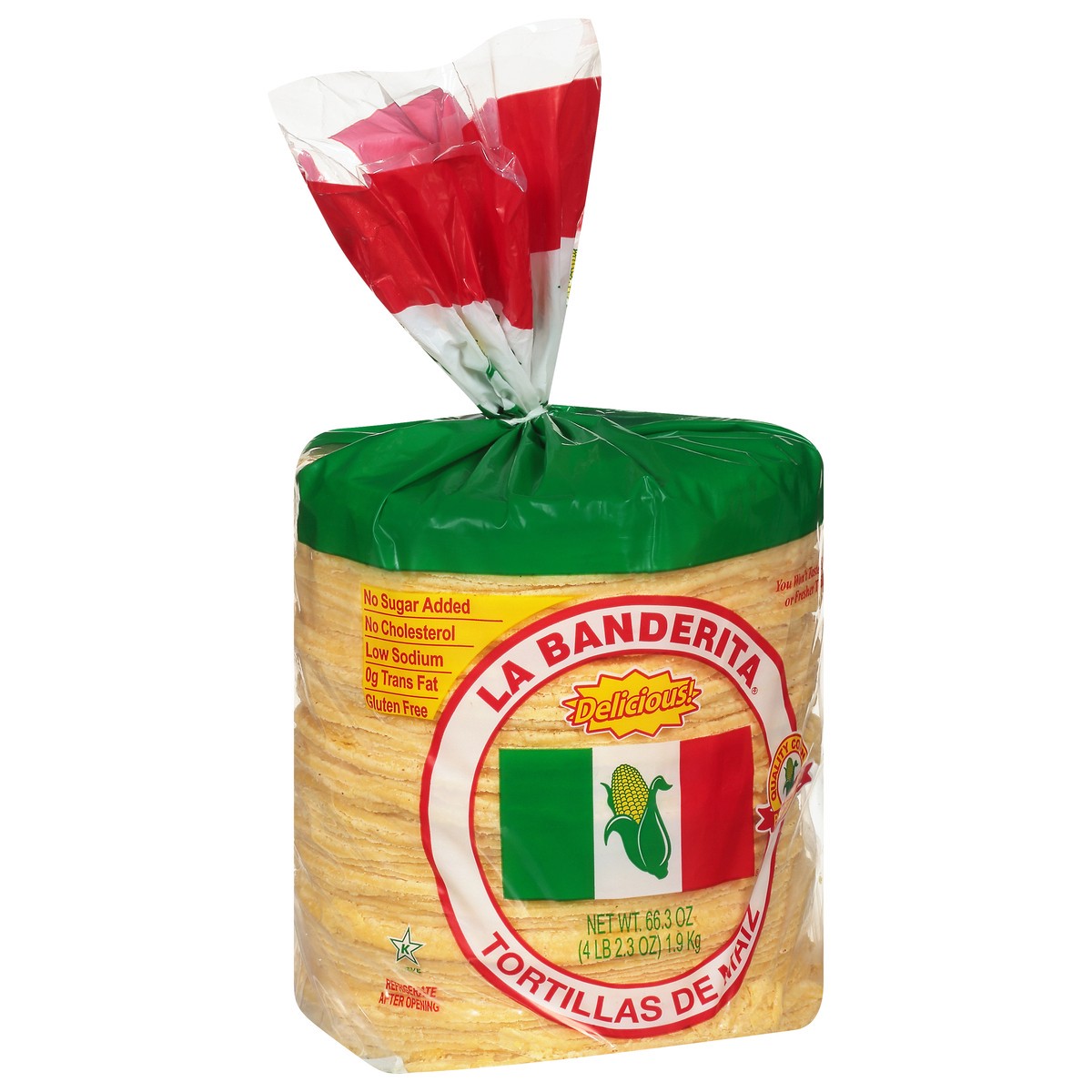 slide 4 of 13, La Banderita Yellow Corn Tortilla 80 Ct, 73.4 oz