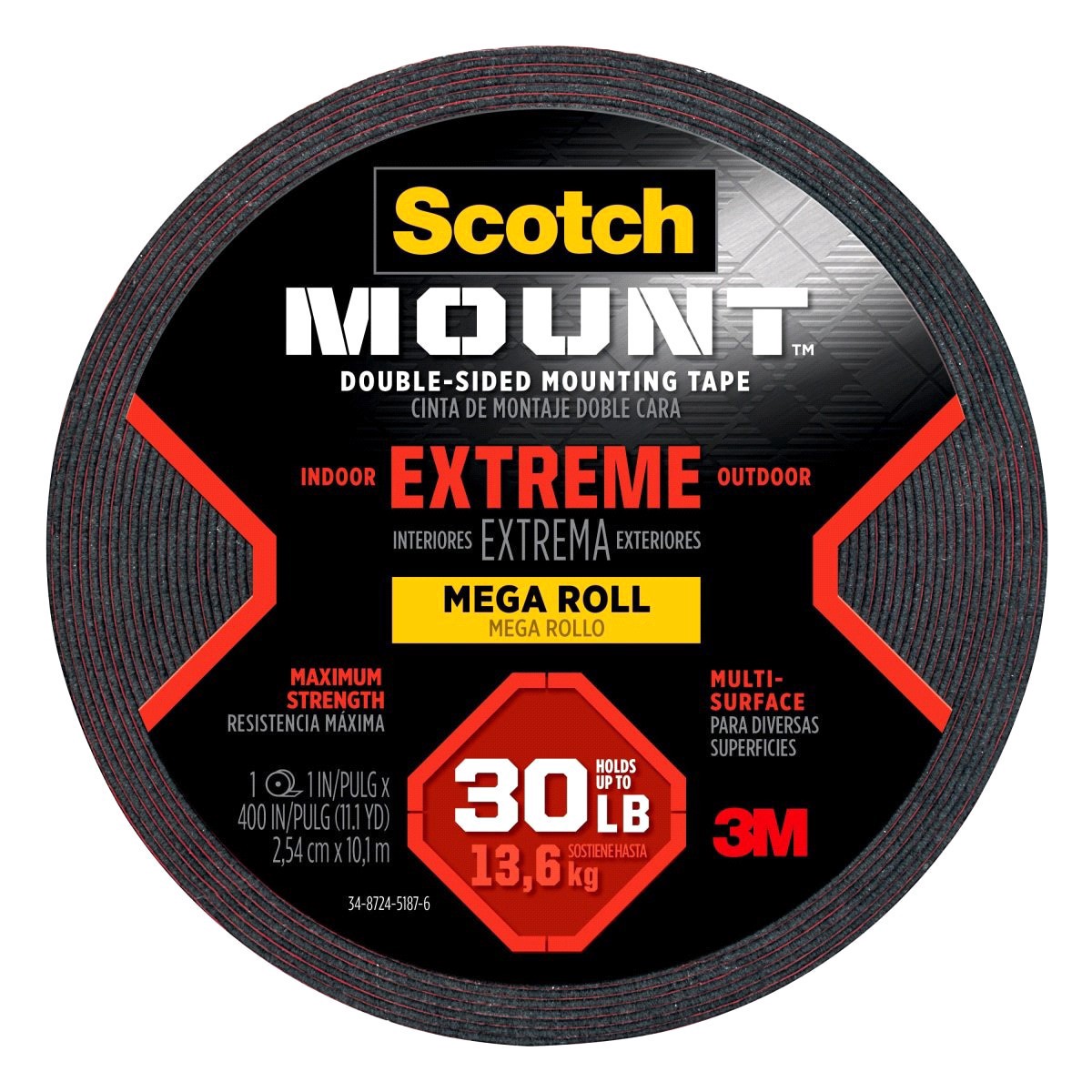 slide 1 of 21, Scotch Extreme Mounting Tape, Roll, 1 ct