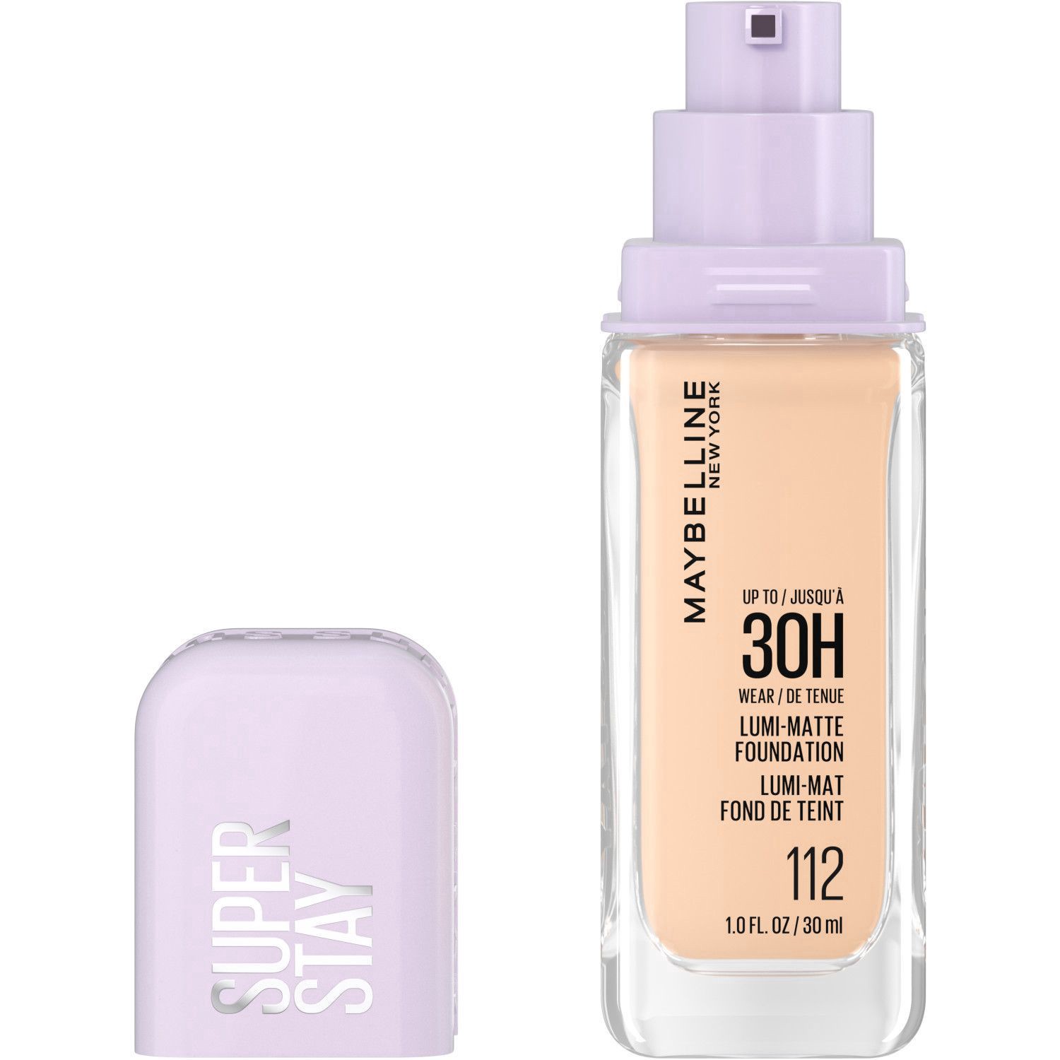 slide 1 of 1, MAYBELLINE Mny Sstay Lumi Matte Fd Shade 112, 11 oz