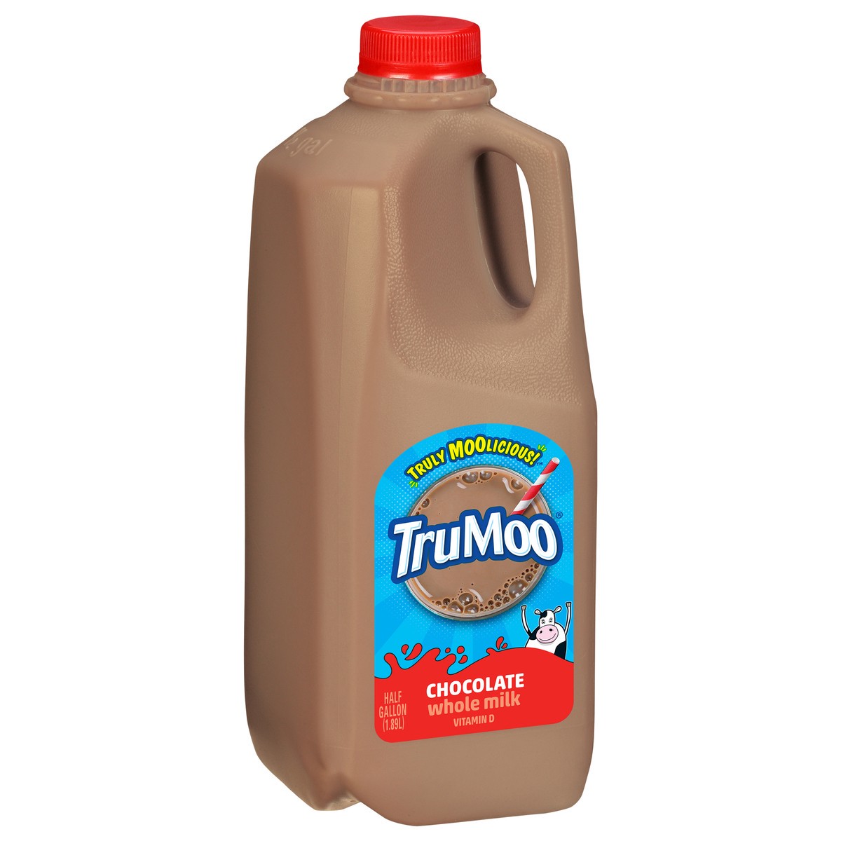 slide 5 of 9, TruMoo Chocolate Whole Milk, 1/2 gal