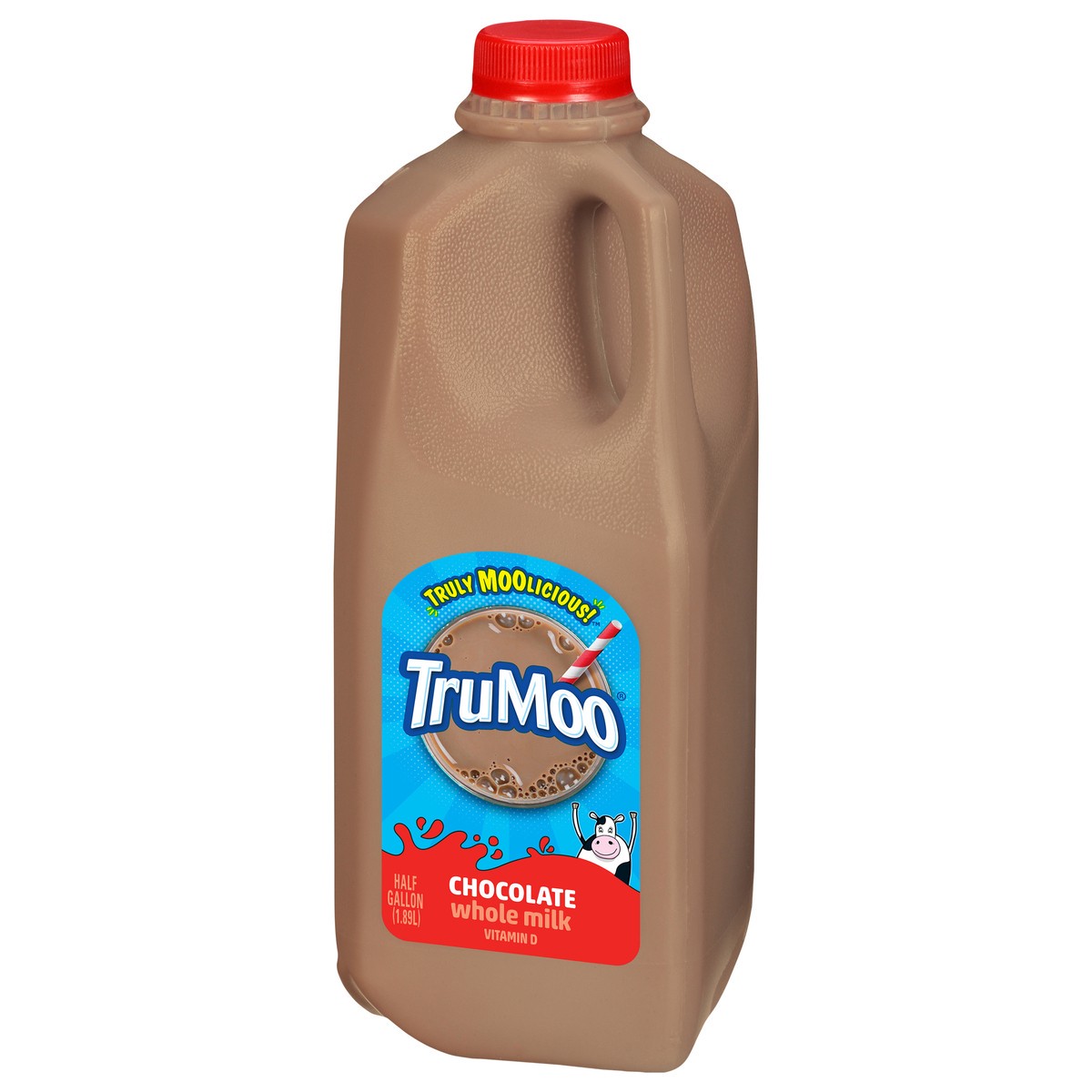 slide 6 of 9, TruMoo Chocolate Whole Milk, 1/2 gal