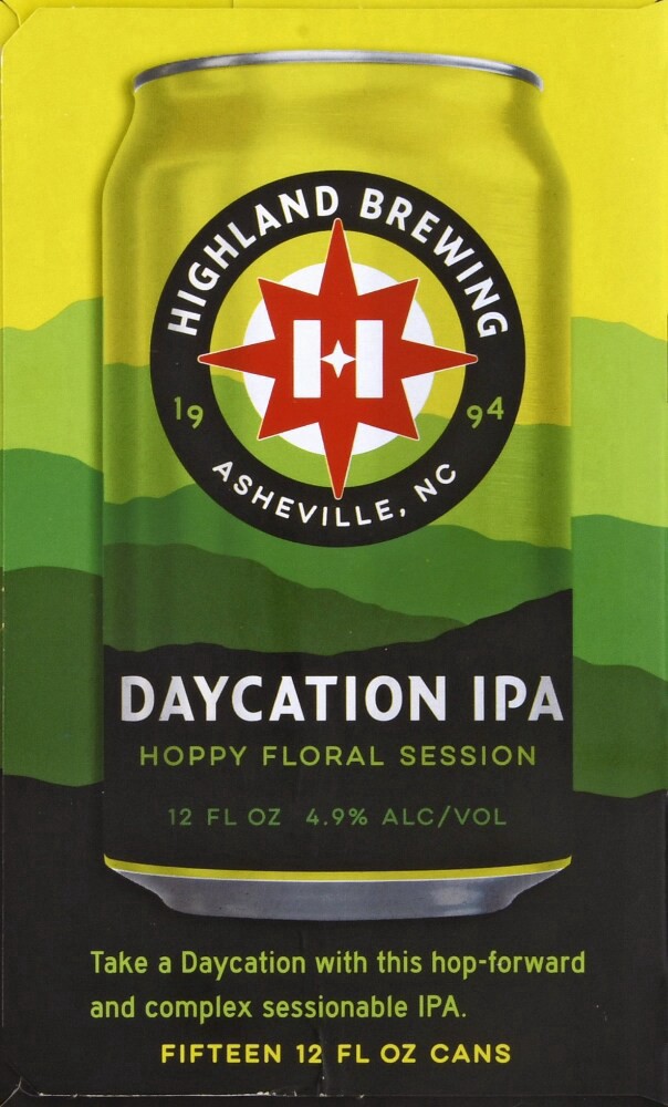 slide 3 of 3, Highland Daycation IPA Cans, 12 oz