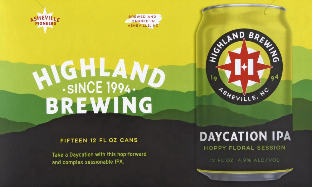 slide 2 of 3, Highland Daycation IPA Cans, 12 oz